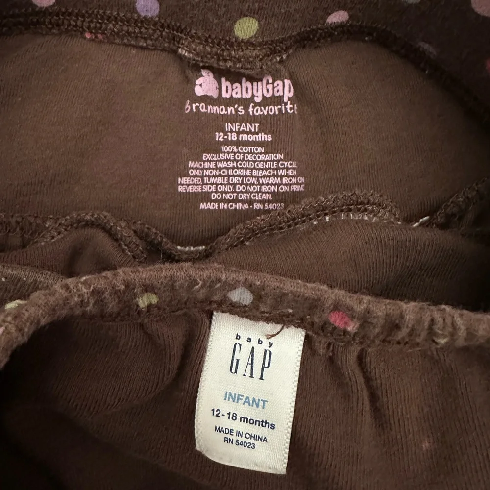 babyGap Brannan’s Favorite Polka Dot Skirt in Brown Size Infant 12-18 months